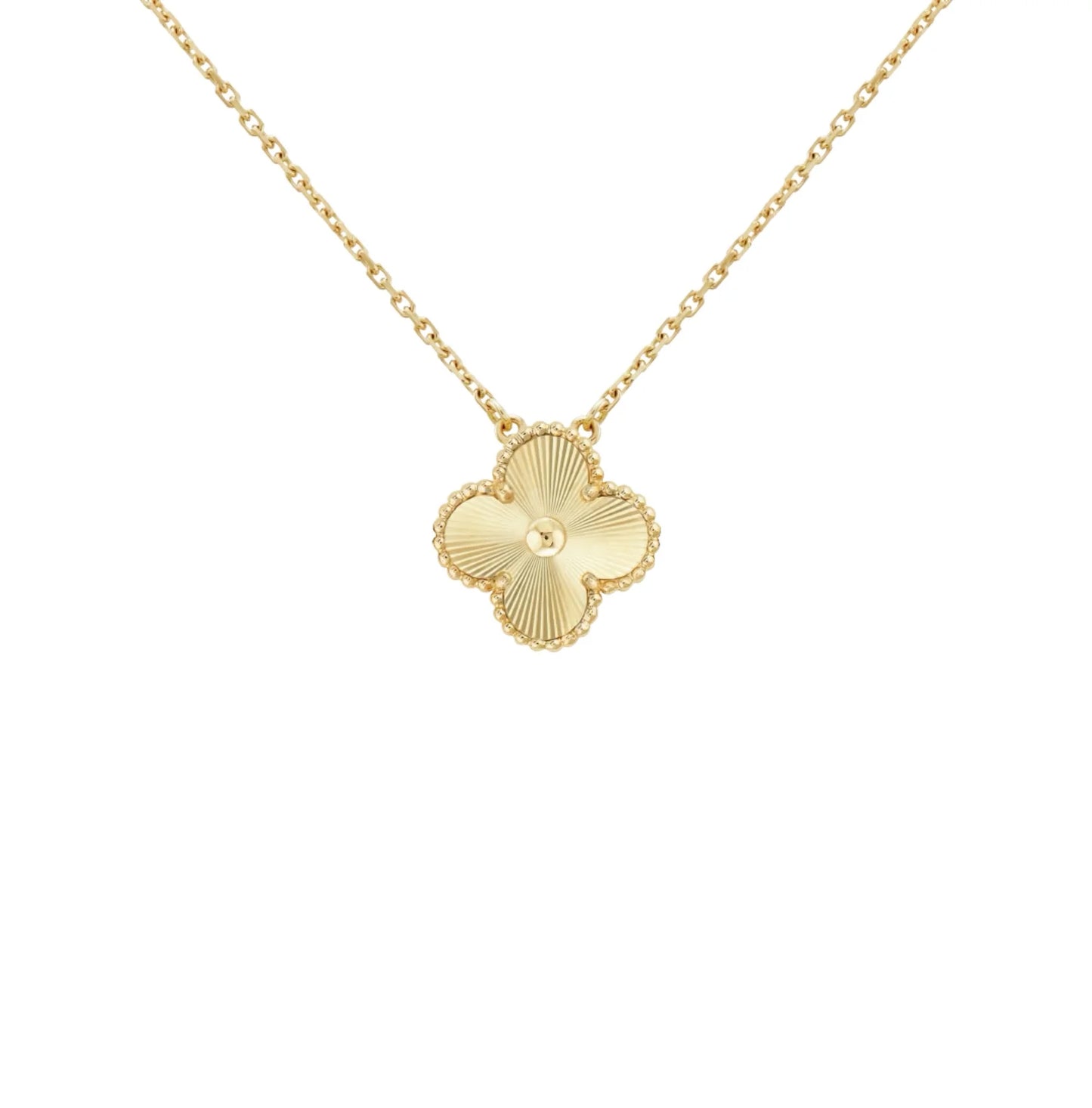 Aura Clover Necklace - Gold