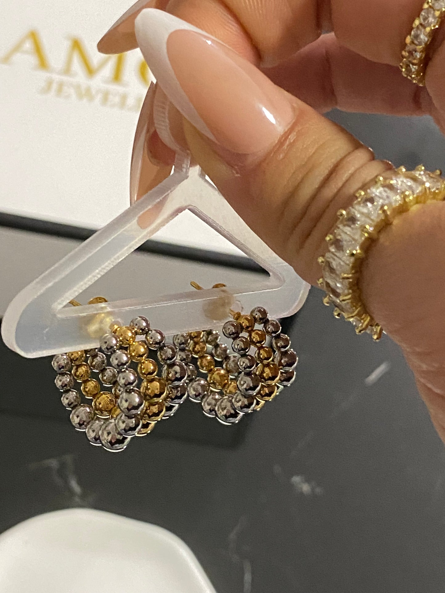 Royal Earrings - Gold and Silver