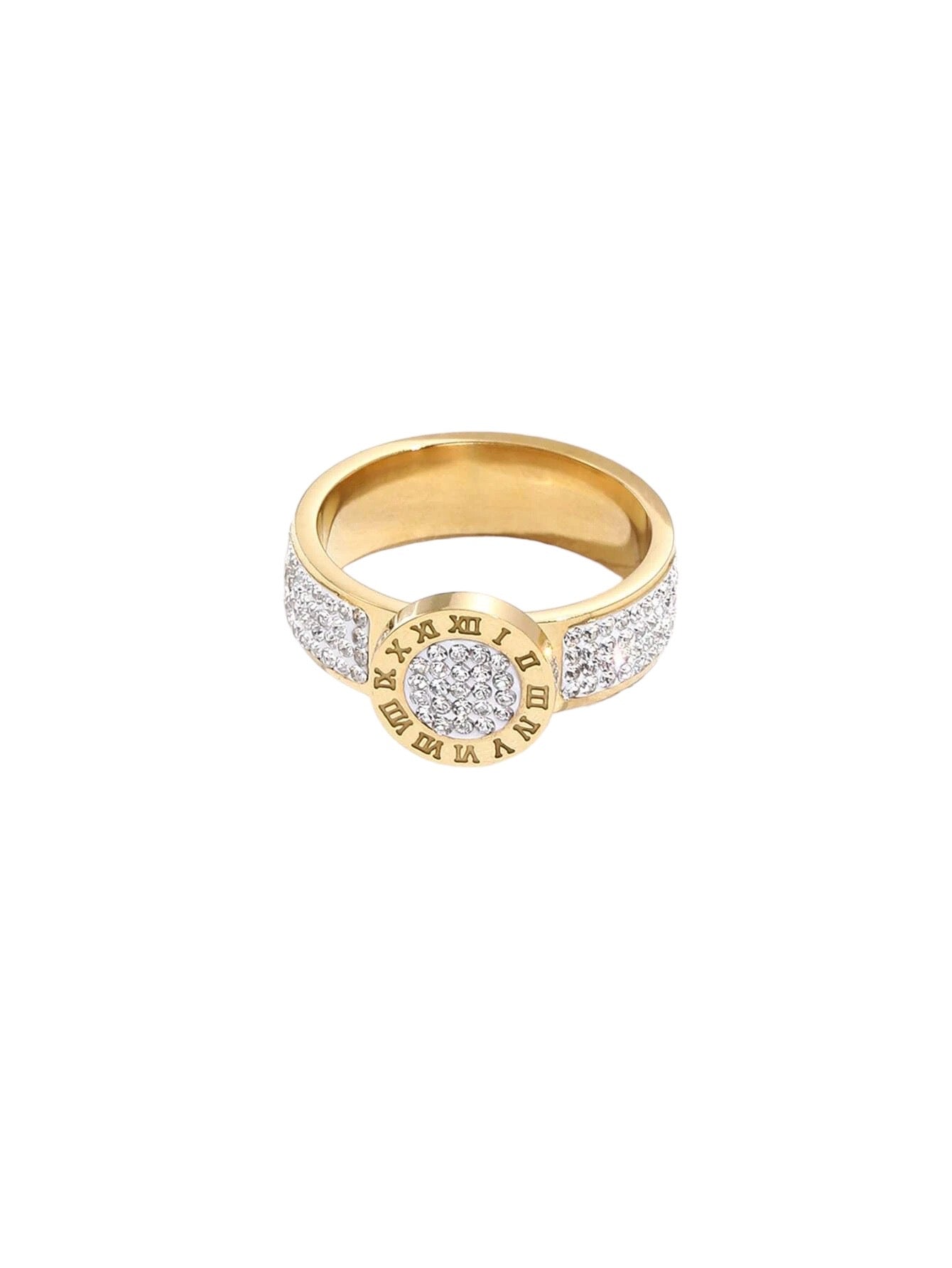 Love Ring | Embellished Gold