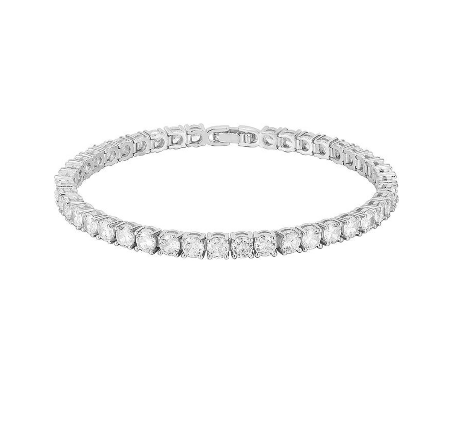 Asriel Classic Tennis Bracelet I Silver
