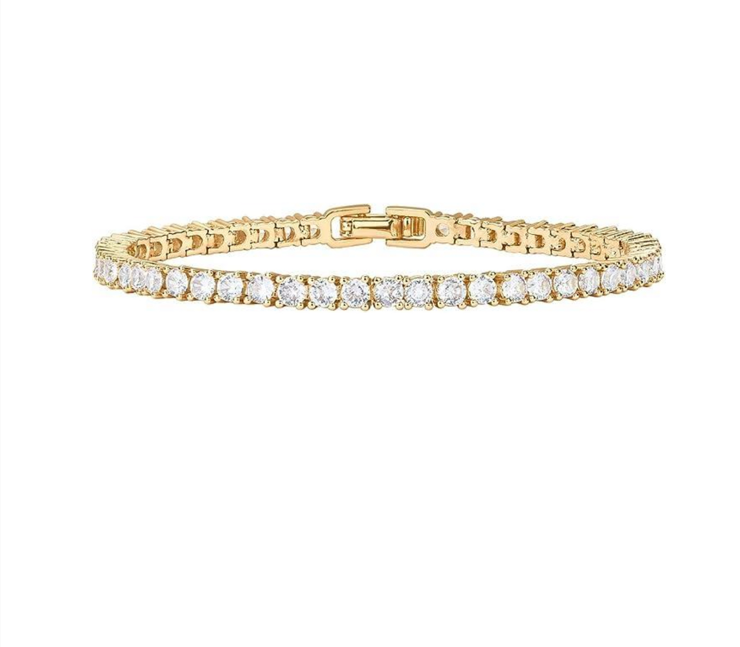 Asriel Classic Tennis Bracelet I Gold