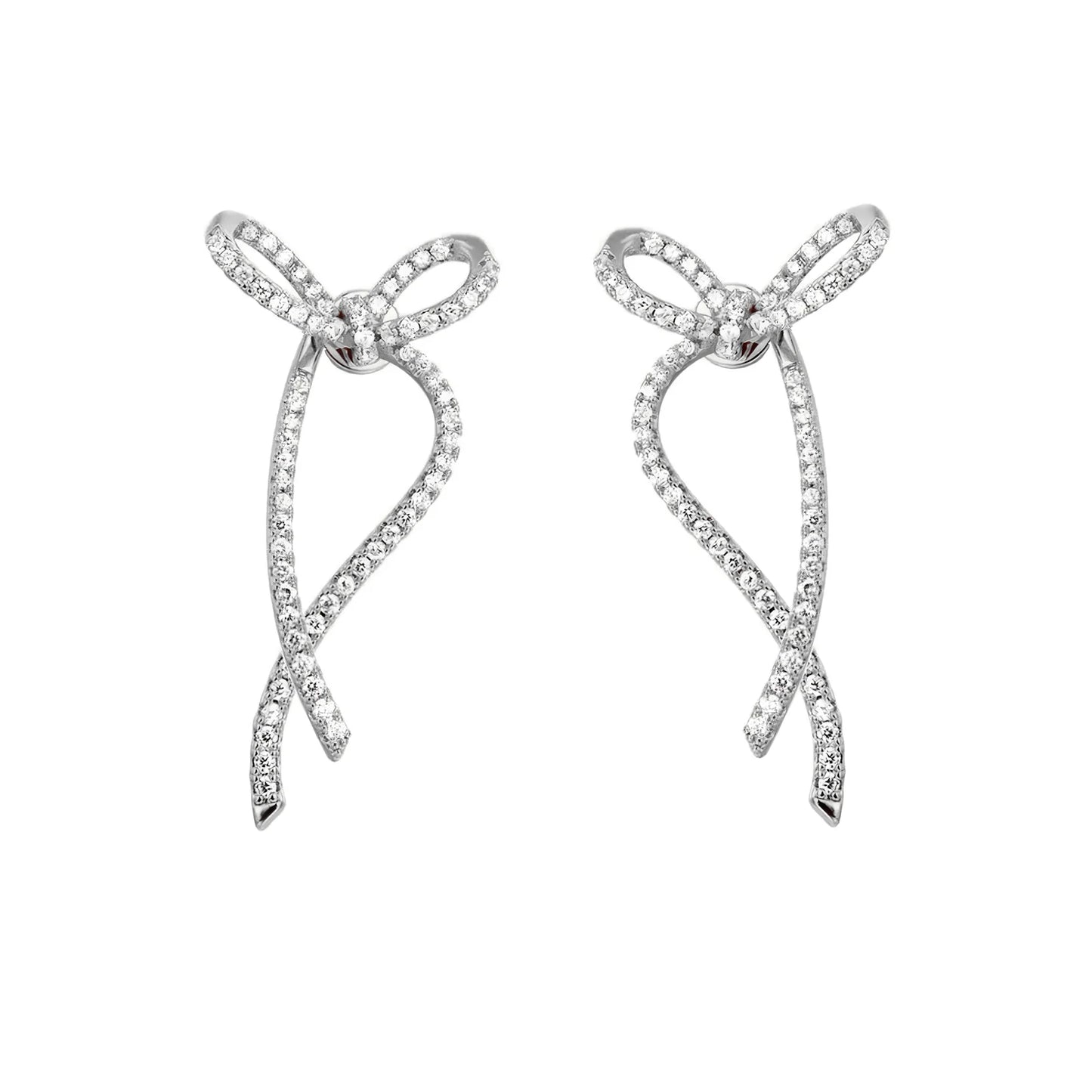 Sweet Knots Earrings - Silver