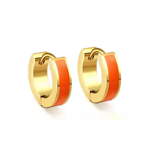 Camilla Earrings - Orange