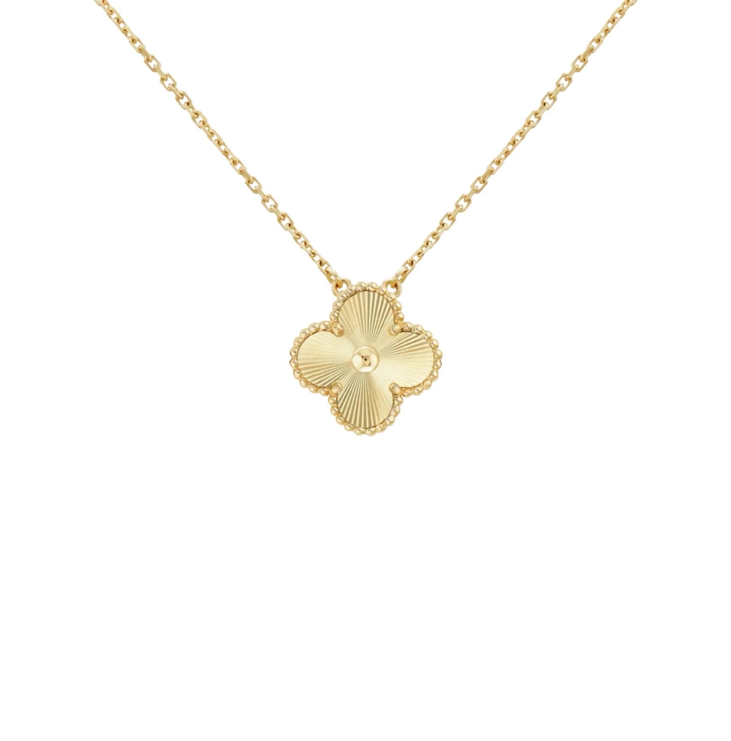 1 Clover Necklace - Gold