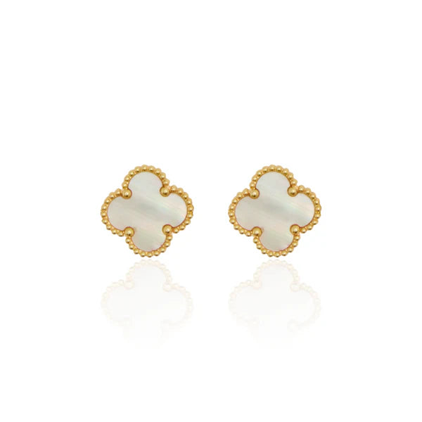 Alysson Earrings - White