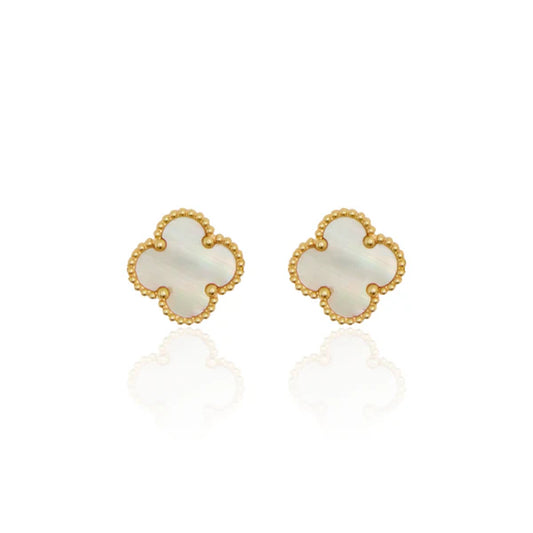 Alysson Earrings - White