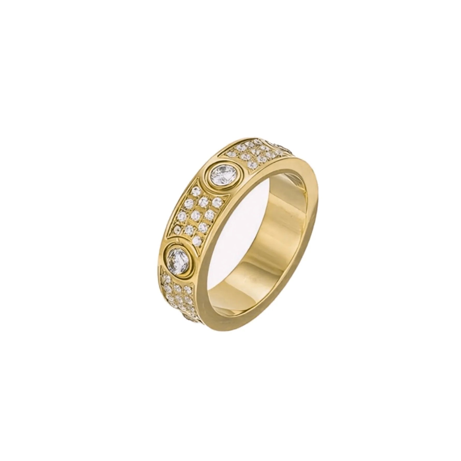 Shine Diamond Ring - Gold – AMOS JEWELLERY