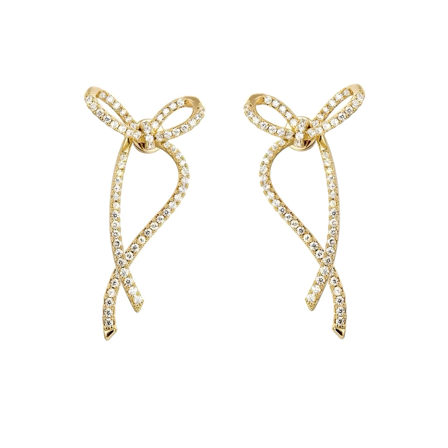 Sweet Knots Earrings - Gold