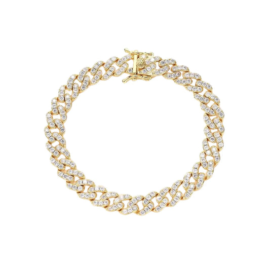 Dina Tennis Bracelet - Gold