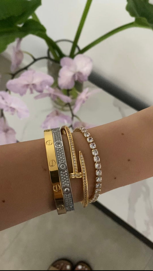 Abby Diamond Bracelet - Gold