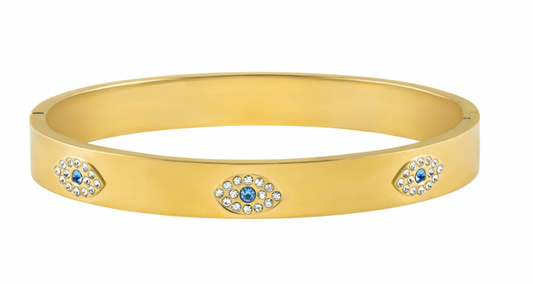 Topaz Gold Bangle