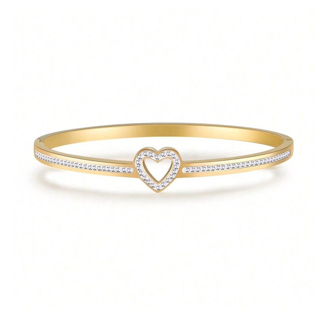 Heart Bracelet - Gold