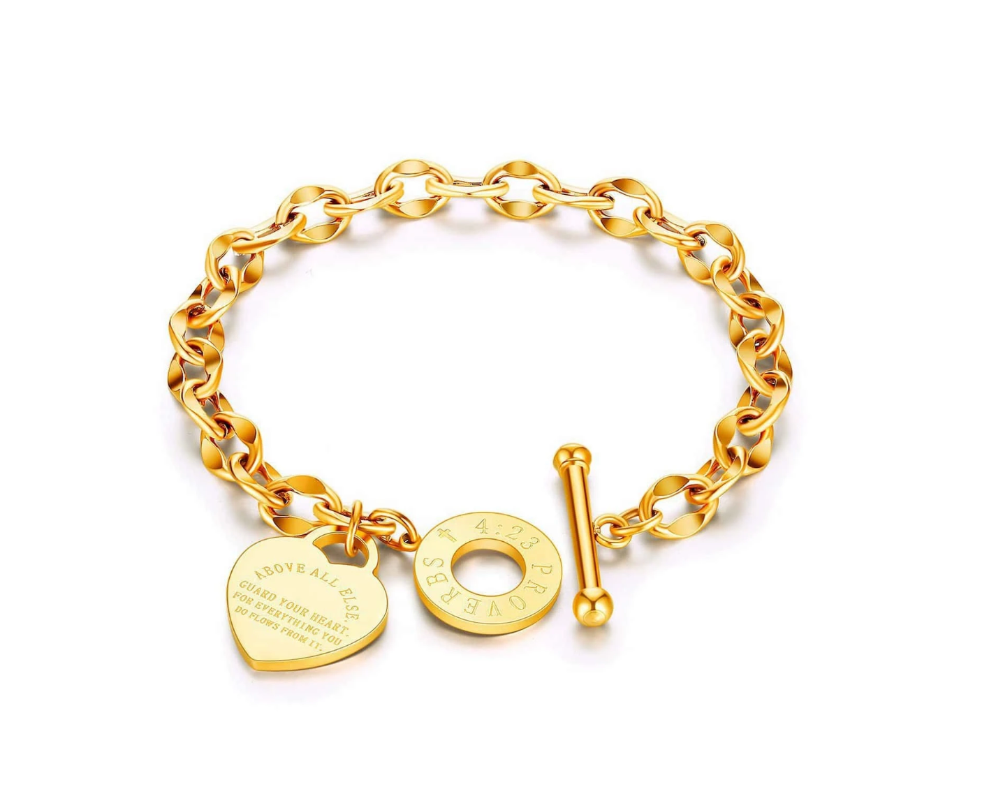 Proverbs Bracelet - Gold